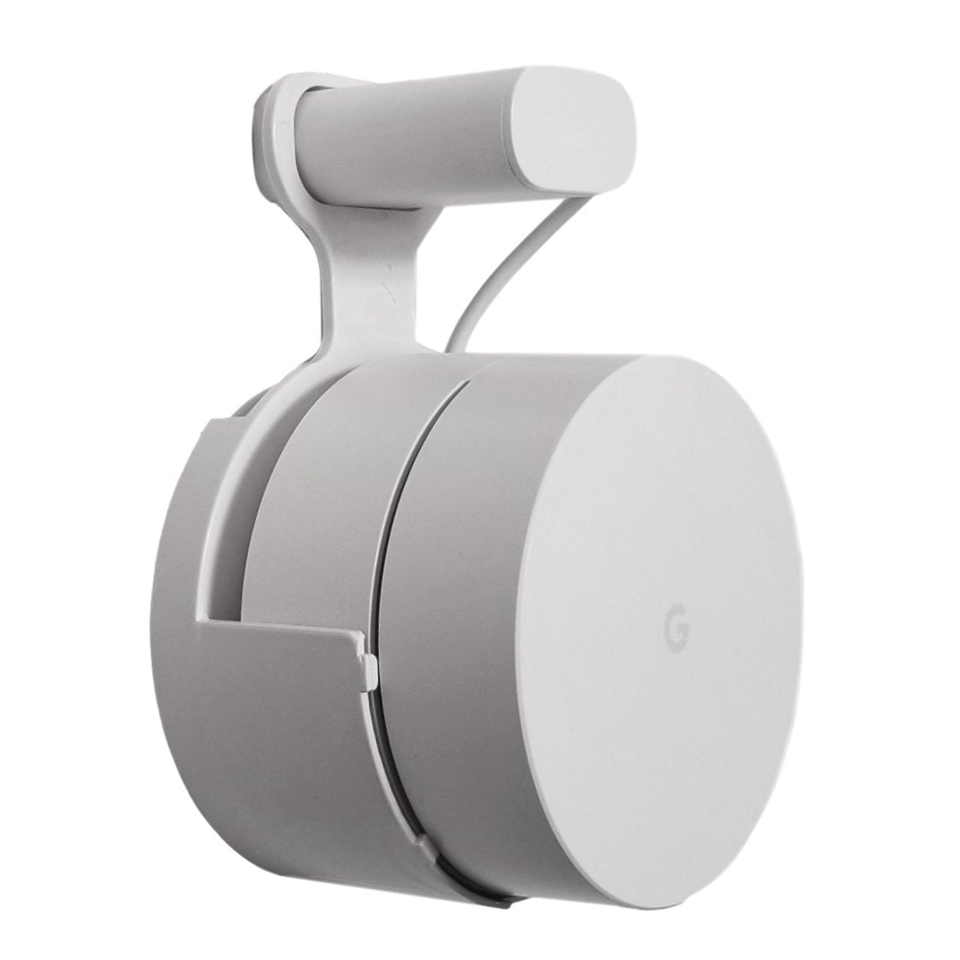 Dot Genie Google Wifi [Old Rectangular Plug � Not Current Round Plug] Outlet Holder Mount Stand: No Messy Screws! (1 Pack)