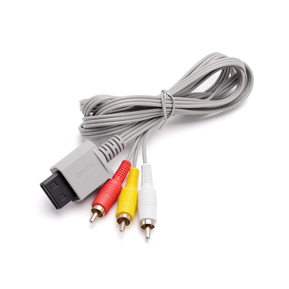 Ruitroliker Av Cable For Wii Wii U,3M/10Ft Composite Audio Video Standard Cord Wire For Wii Console