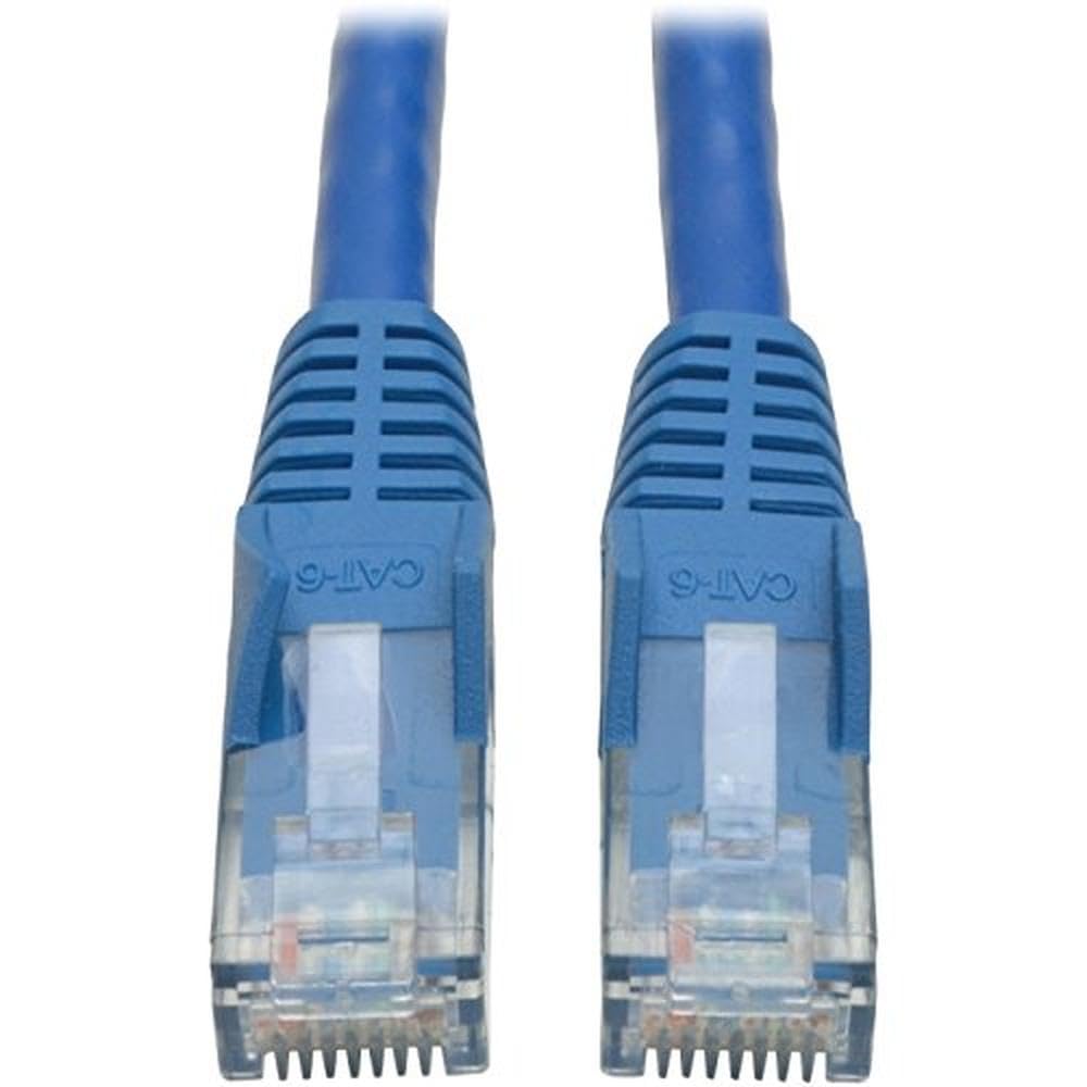 Tripp Lite Cat6 Gigabit Snagless Molded Patch Cable (Rj45 M/M)   Blue, 7 Ft.(N201 007 Bl)