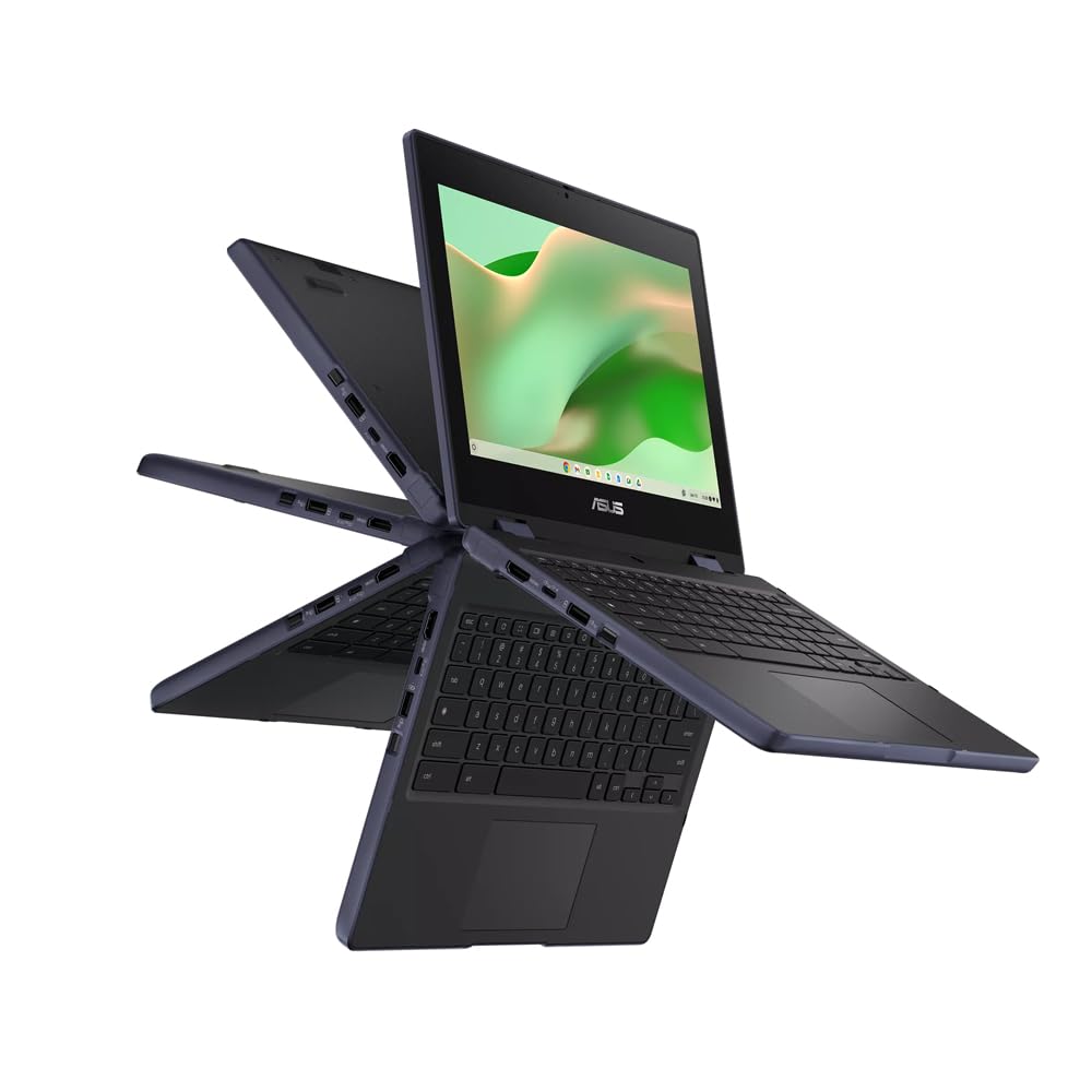 Asus Chromebook Cr11 Flip Cr11 Cr1104FgaYz84T 11.6 Touchscreen Rugged Convertible 2 In 1 Chromebook  Hd  Intel NSeries N100