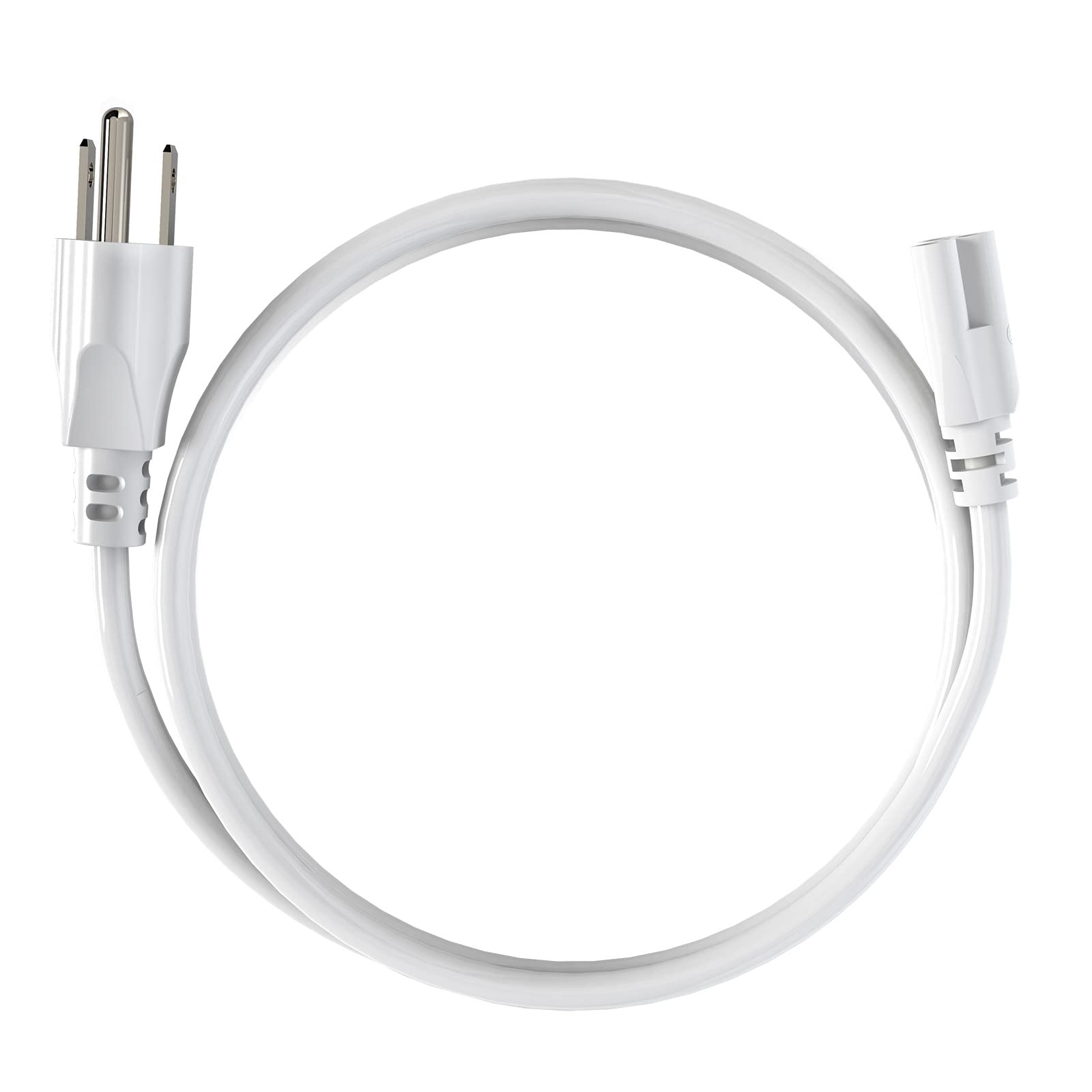 Shopled 5Ft Plug Power Cord T5 T8 Led Tube Power Cable,5Ft 3 Outlet Power Cord For Led Shop Lights
