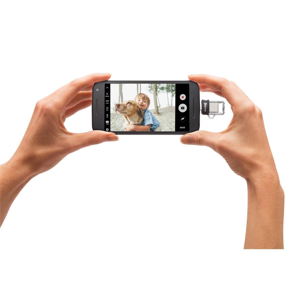 Sandisk 64Gb Ultra Dual Usb 3.0 And Micro Usb Flash Drive, Up To 150Mb/S Read Speed