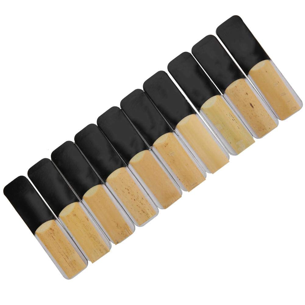 Vbestlife 10Pcs Tenor Saxophone Reed, 1.5 Strength Reeds For Tenor Sax Saxophone Music Instrument Accessories