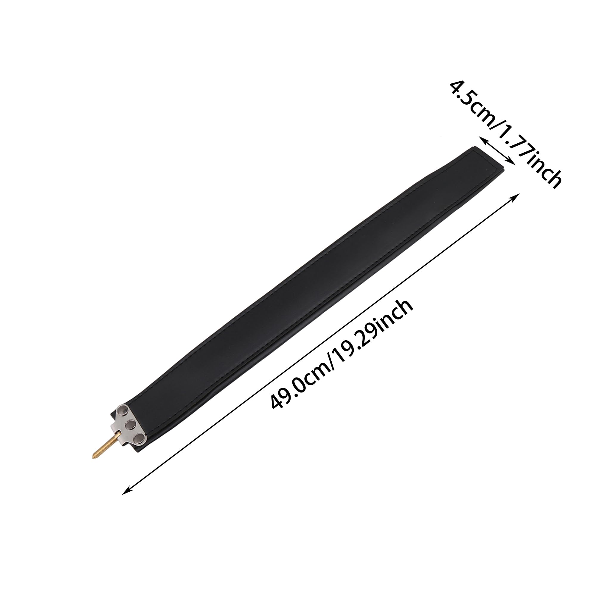 46X4.75X1Cm Pu Leather 48/60 Accordion Bass Left Hand Strap Black