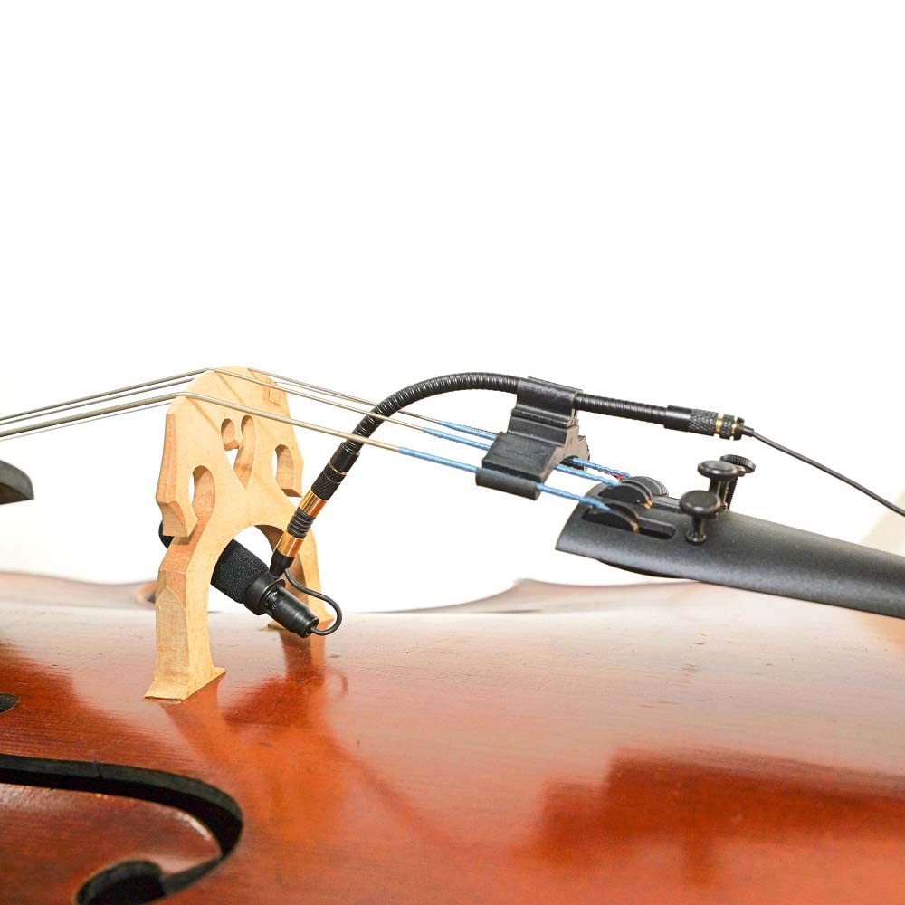 Rannsgeer Pmmb19 Cello Musical Instrument Microphone With Cello Clamp & 5 Connectors