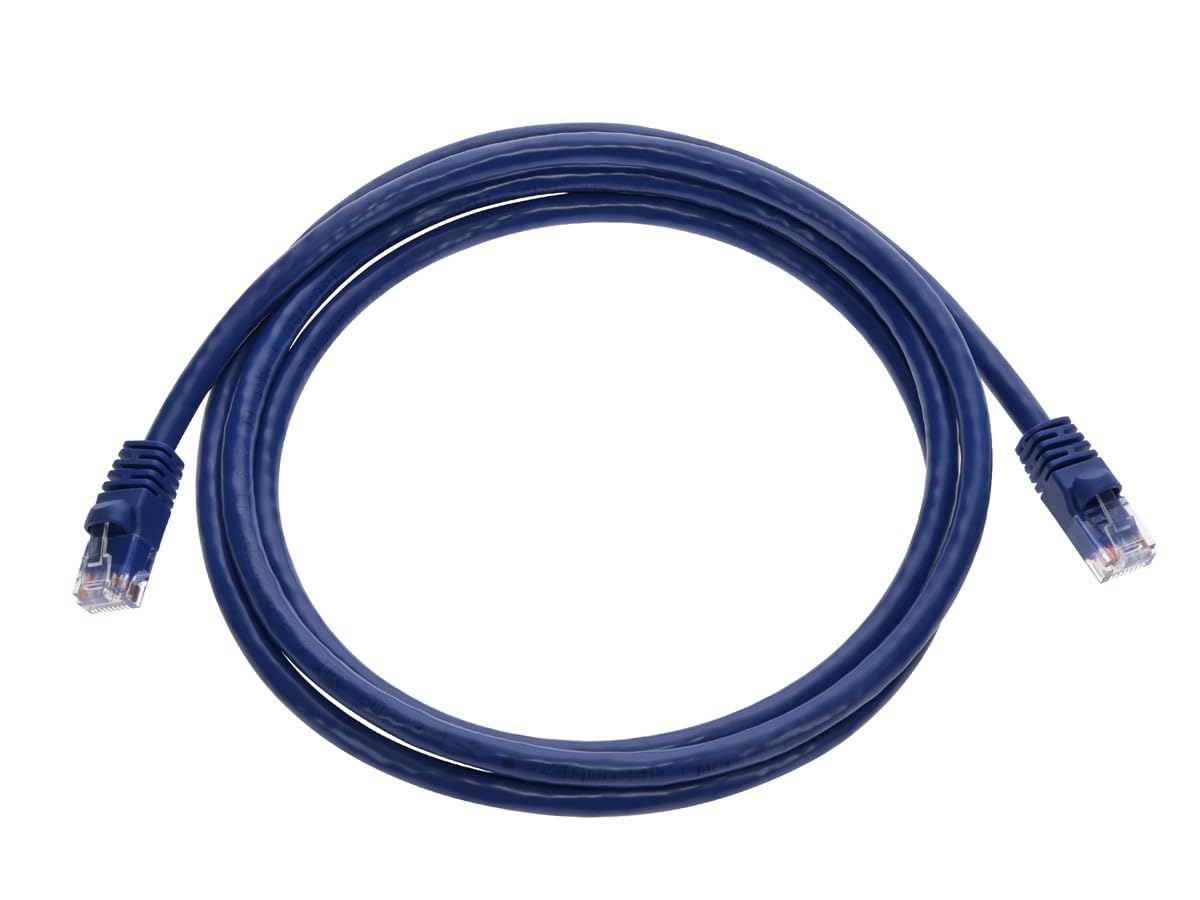 Monoprice 5Ft 24Awg Cat6 550Mhz Utp Ethernet Bare Copper Network Cable   Purple