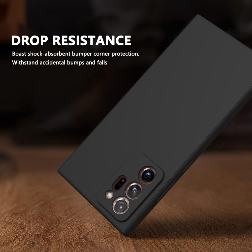 Wogroo For Samsung Galaxy Note 20 Ultra Case Black, Scratch Resistant With Soft Touch, Slim Thin Phone Cover For Samsung Galaxy