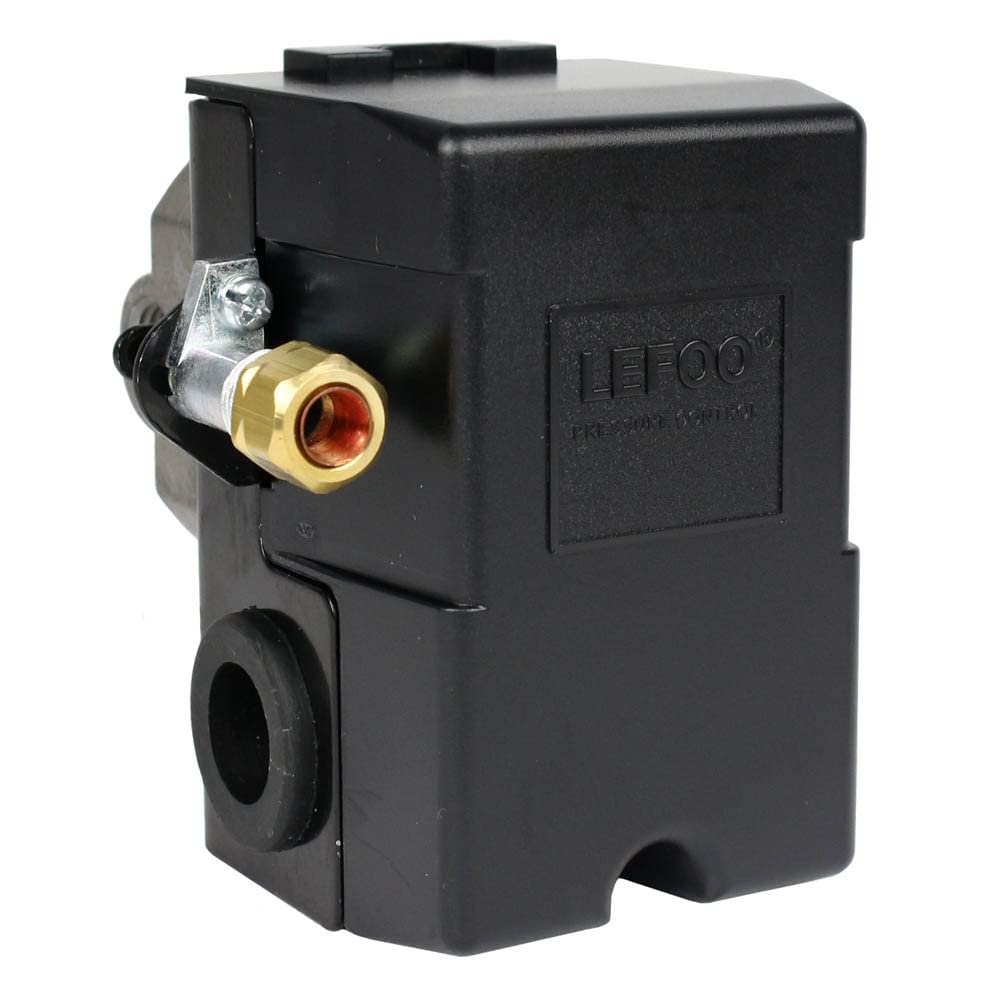 Lefoo Air Compressor Switch Pressure Control Switch Valve For Air Compressor Replaces Furnas Square D H4   Lf10 4H 1 Npt1/4 140 