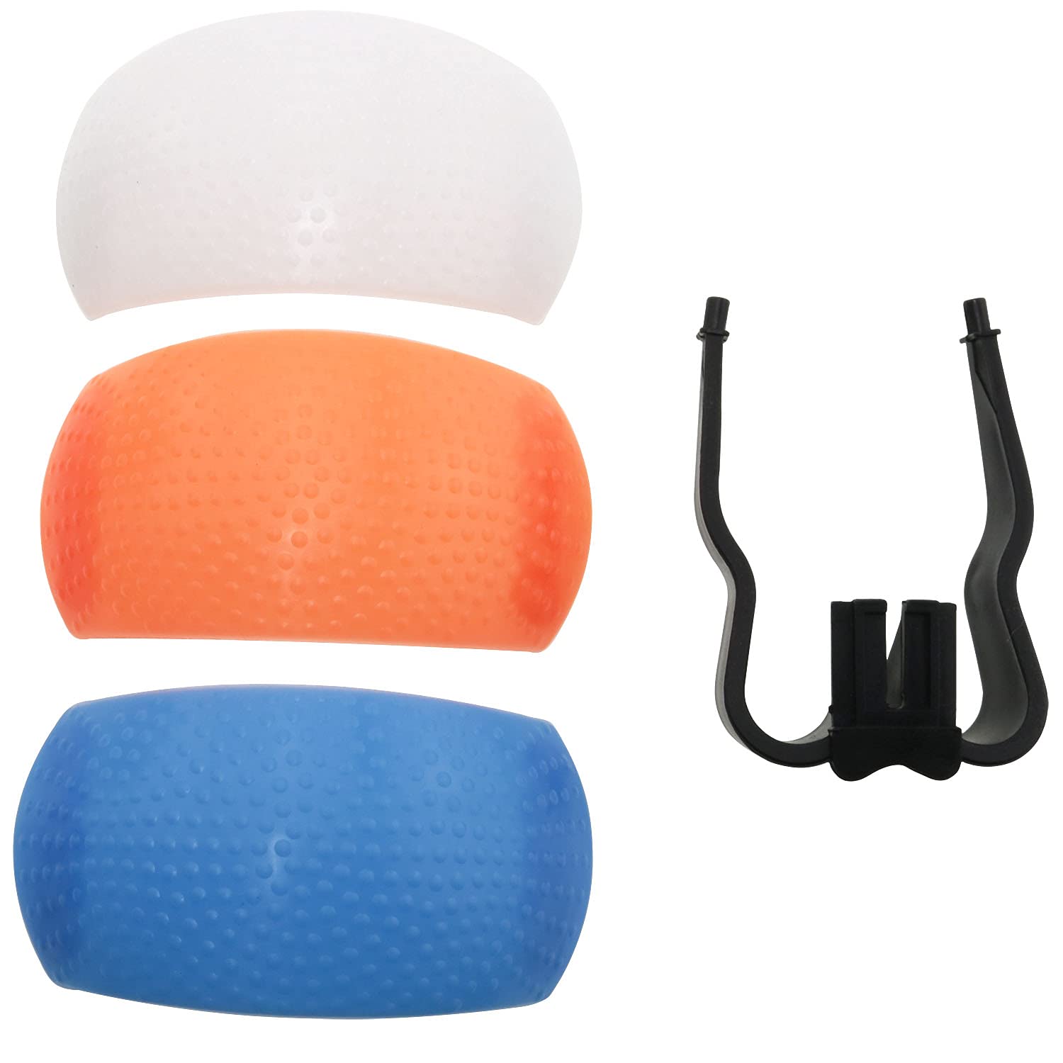 Czqc Diffuser Cover 1Set 3 Color 3 In 1 Pop Up Flash Diffuser Cover With Bracket For Dslr Cameras Flash Bounce Diffuser Cover