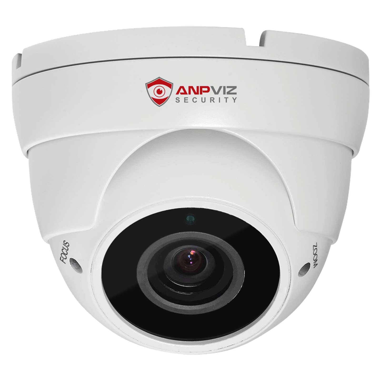 Anpviz 5Mp Analog Cctv Camera, Hd 4 In 1(Tvi/Ahd/Cvi/Cvbs), 4X Manual Focus/Zoom Analog Camera 2.8 12Mm Varifocal Lens, Ir Leds