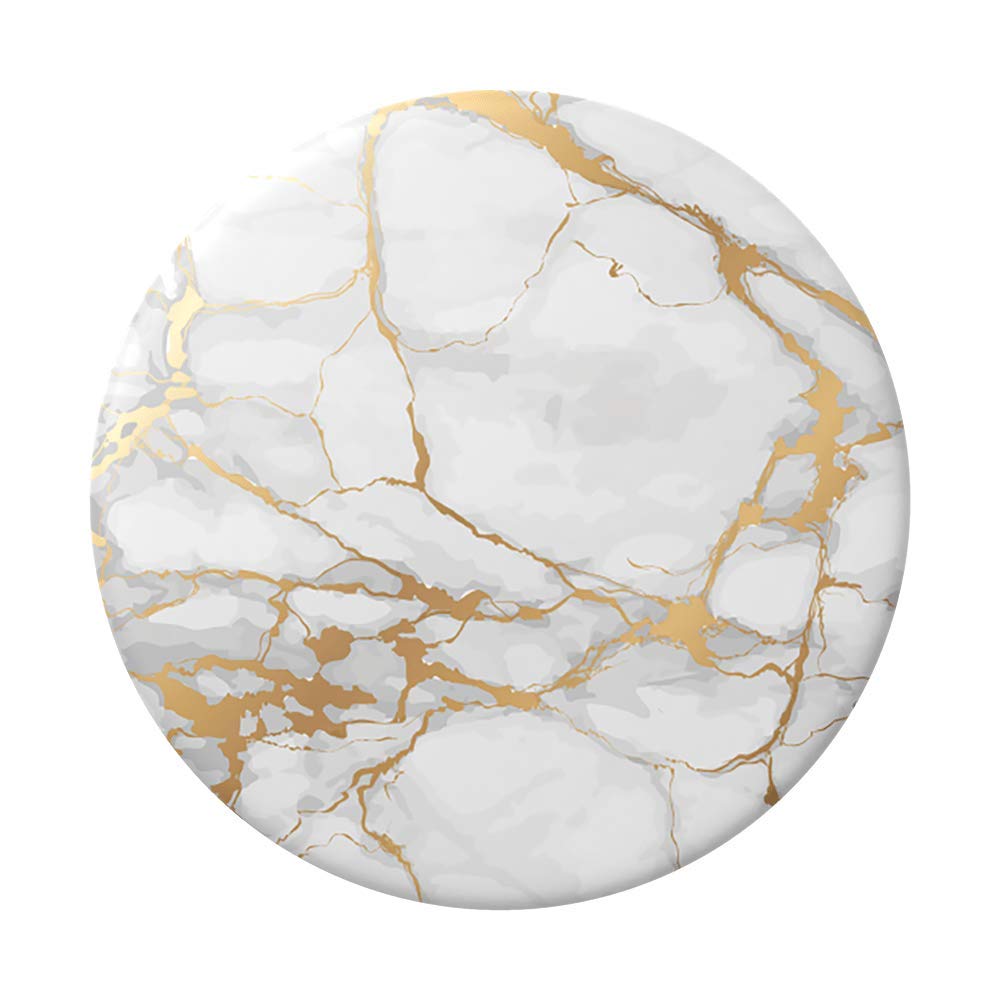 Popsockets Phone Grip With Expanding Kickstand, Marble Popgrip   Gold Lutz Marble