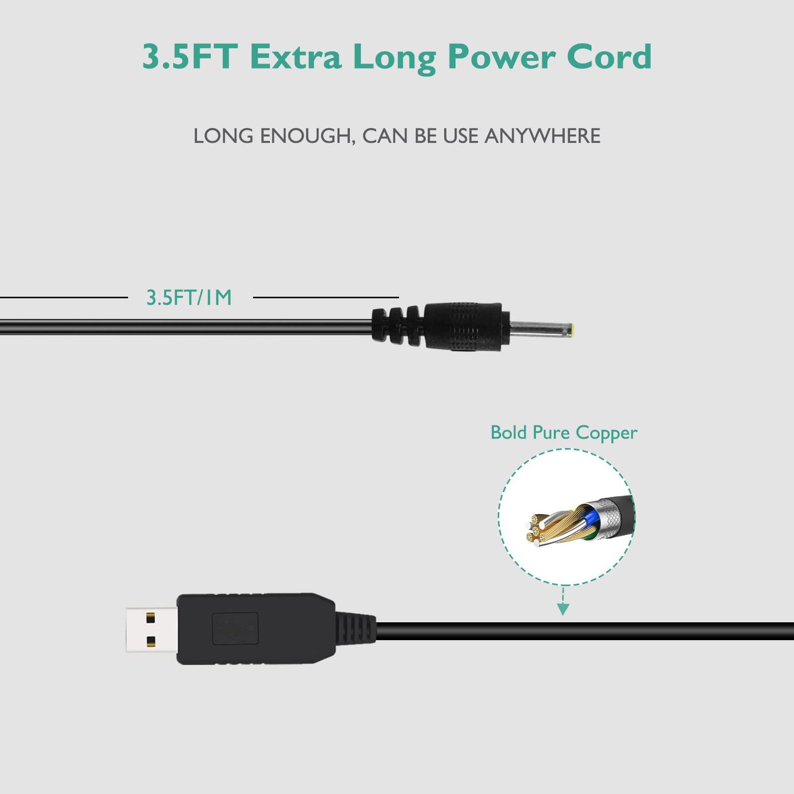 For Braun Beard Trimmer Charger, Power Cord Compatible With Braun Mgk3010 Mgk3020 Mgk3021 Mgk3025 Mgk3210 Mgk3220 Mgk3221 Mgk322
