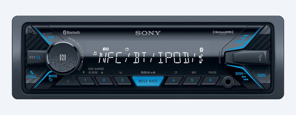 Sony Dsx-A405Bt Receiver With Bluetooth And Steering Wheel Control Interface