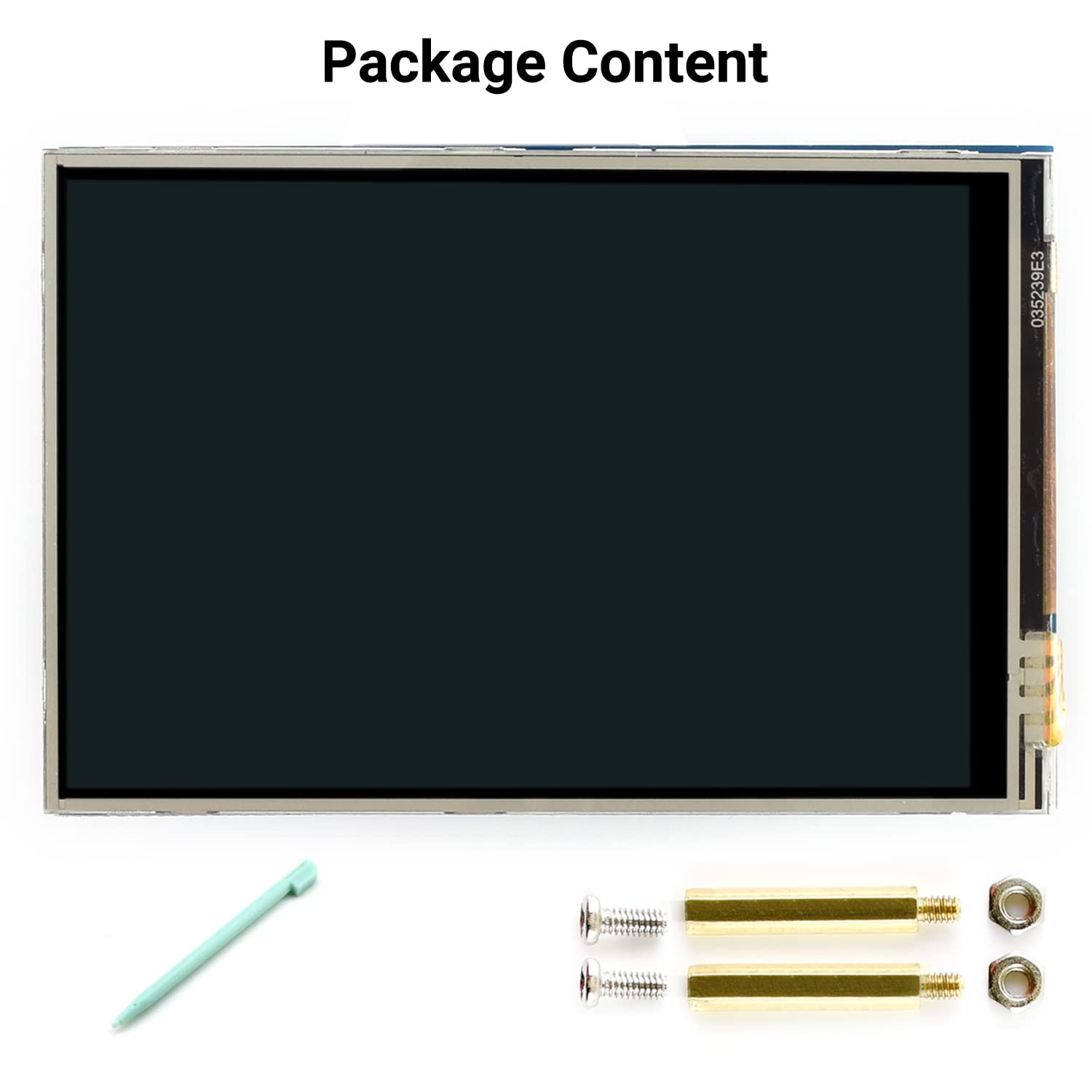 Waveshare 3.5Inch Touch Screen, Compatible With Raspberry Pi 5/4B/3B/Zero/Zero W/Zero 2W/Pico/Pico W/Pico Wh, Tft Lcd, 480X320