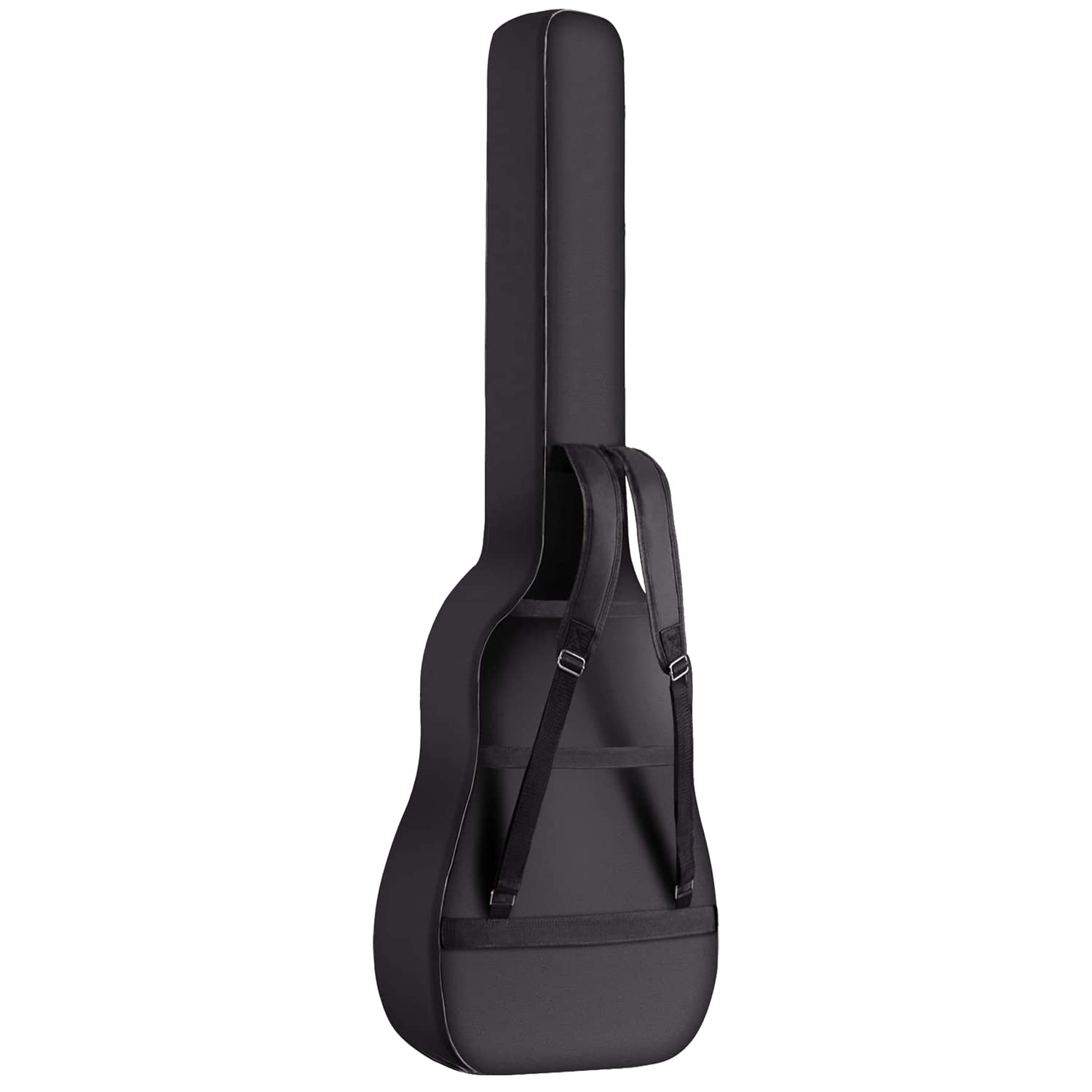 Chromacast Six Pocket Acoustic Bass Guitar Padded Gig Bag,Black