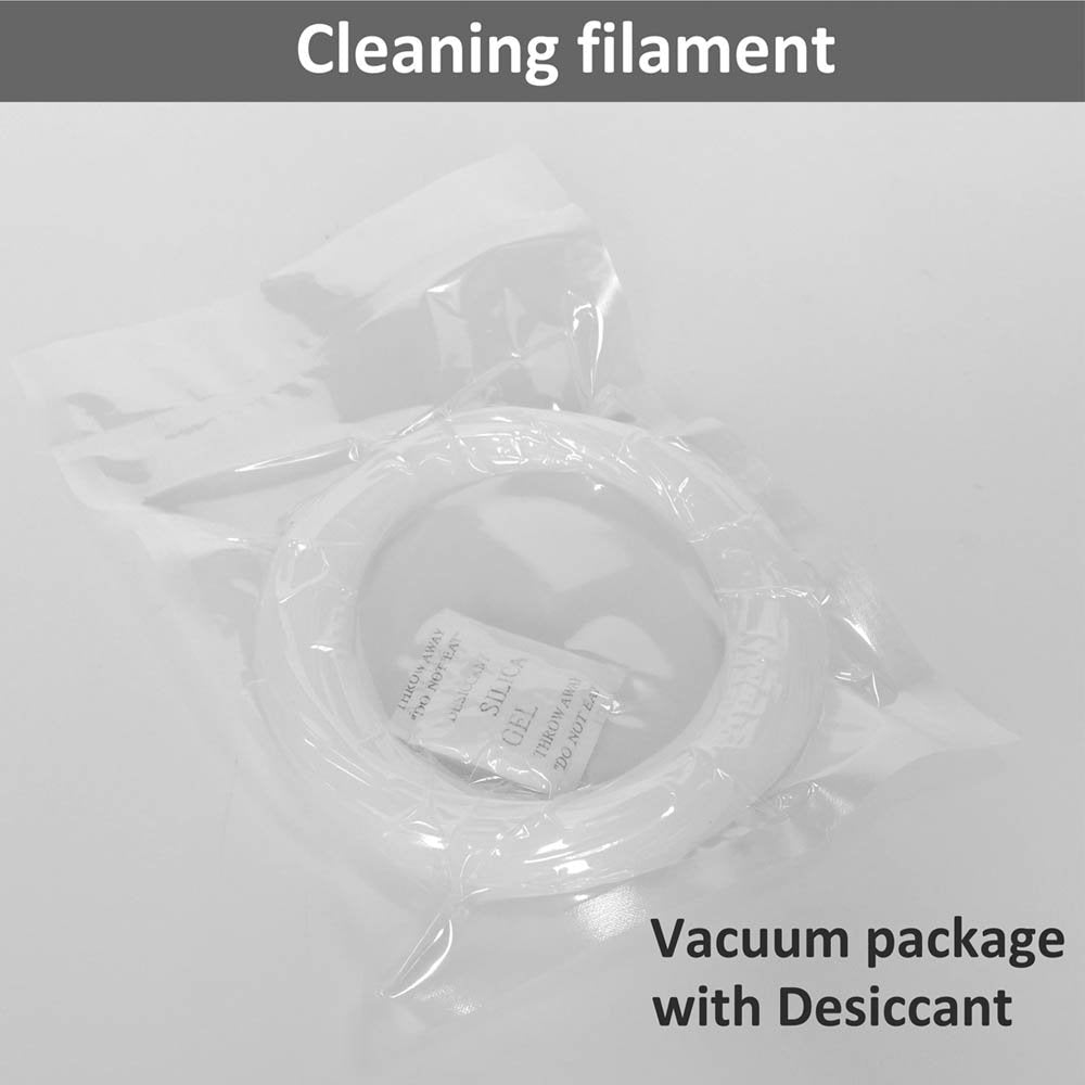 Novamaker 3D Printer Cleaning Filament 1.75Mm Natural, 0.1Kg(0.22Lb), Dimensional Accuracy +/  0.05Mm, Fit All Fdm 3D Printers