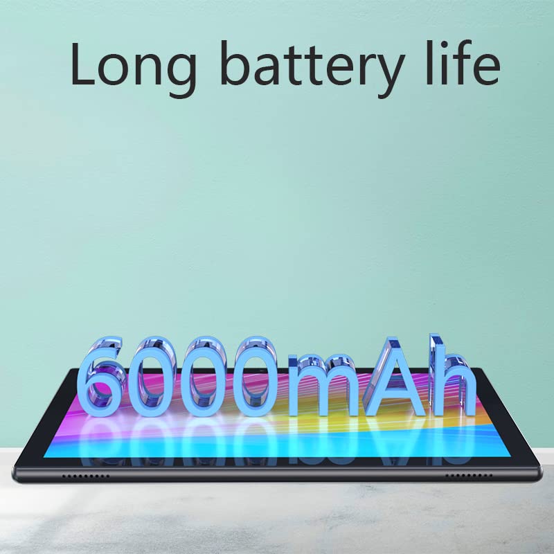 10 Inch Tablet, 64Gb Storage Tablets, Android 11 Tab, 512Gb Expandable, 8Mp+2Mp Camera, 1.5Ghz Cpu Quad Core Processor, 2Gb Ram