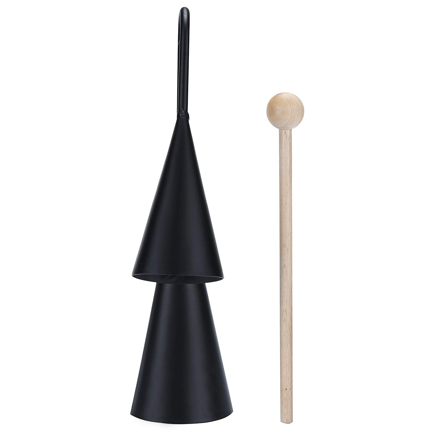 Gogo Instrument Agogo Bell, Two Tone, Traditional Handheld Latin Percussion Instrument ...