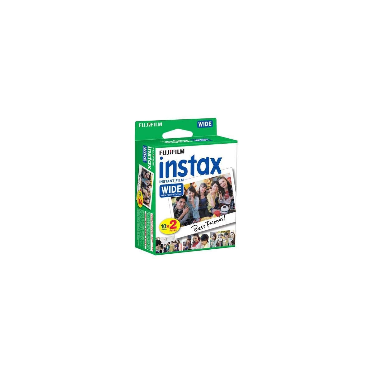 Fujifilm Instax Wide Instant Films For Fuji Instax Wide 210 200 100 300, Pack Of 5