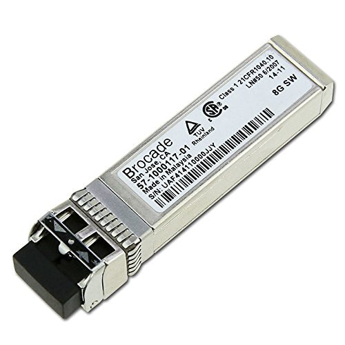 Brocade 57 1000117 01 8Gb Fc 850Nm Swl Sfp Dcx Gbic Transceiver Xbr 000163