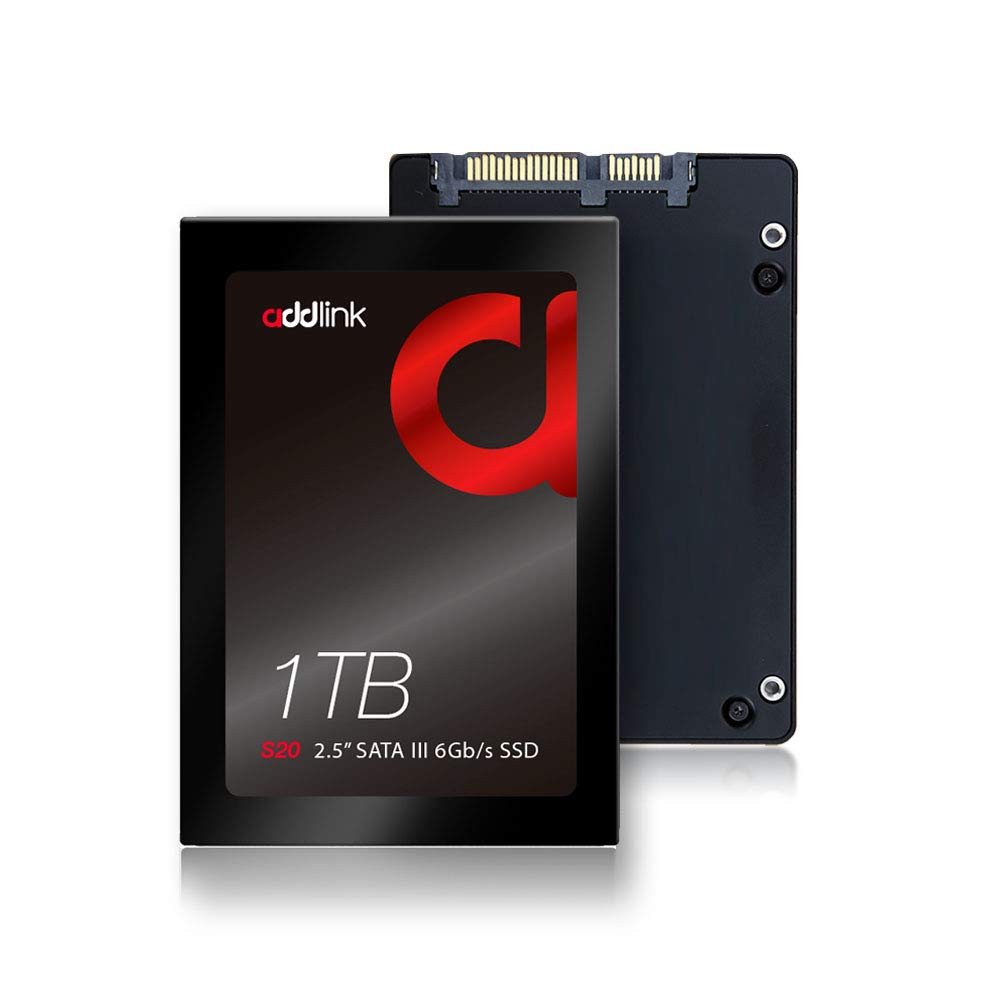 Addlink S20 1Tb Ps4 Compatible Sata Iii 2.5'' Inch Extreme Quality Internal Ssd 500Mb/S Maximum Speed, Perfect Hdd Replacement/U