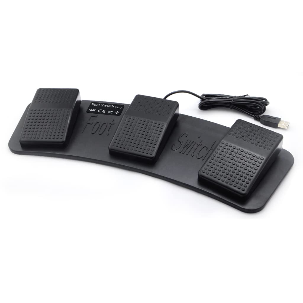 Lemo 1640835 Pc Usb Foot Control Keyboard Action Switch Pedal Hid