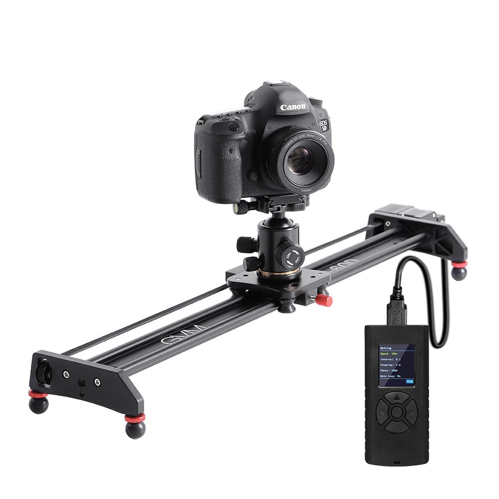 GVM Great Video Maker Motorized Camera Slider Video Rail Track Dolly ...