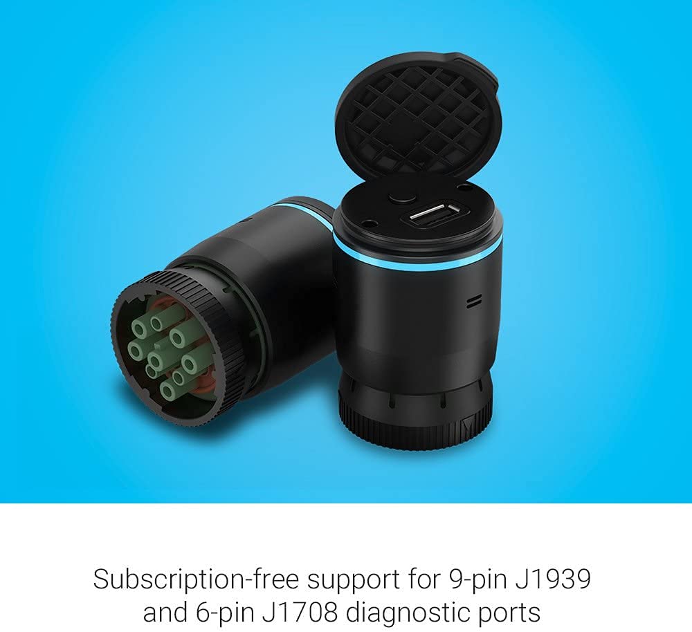 Garmin Elog, Compliant Electronic Logging Device (Eld), No-Subscription Fees, Fmcsa Compliant, Supports 9-Pin J1939 And 6-Pin J1,WBEEAB072L856YC