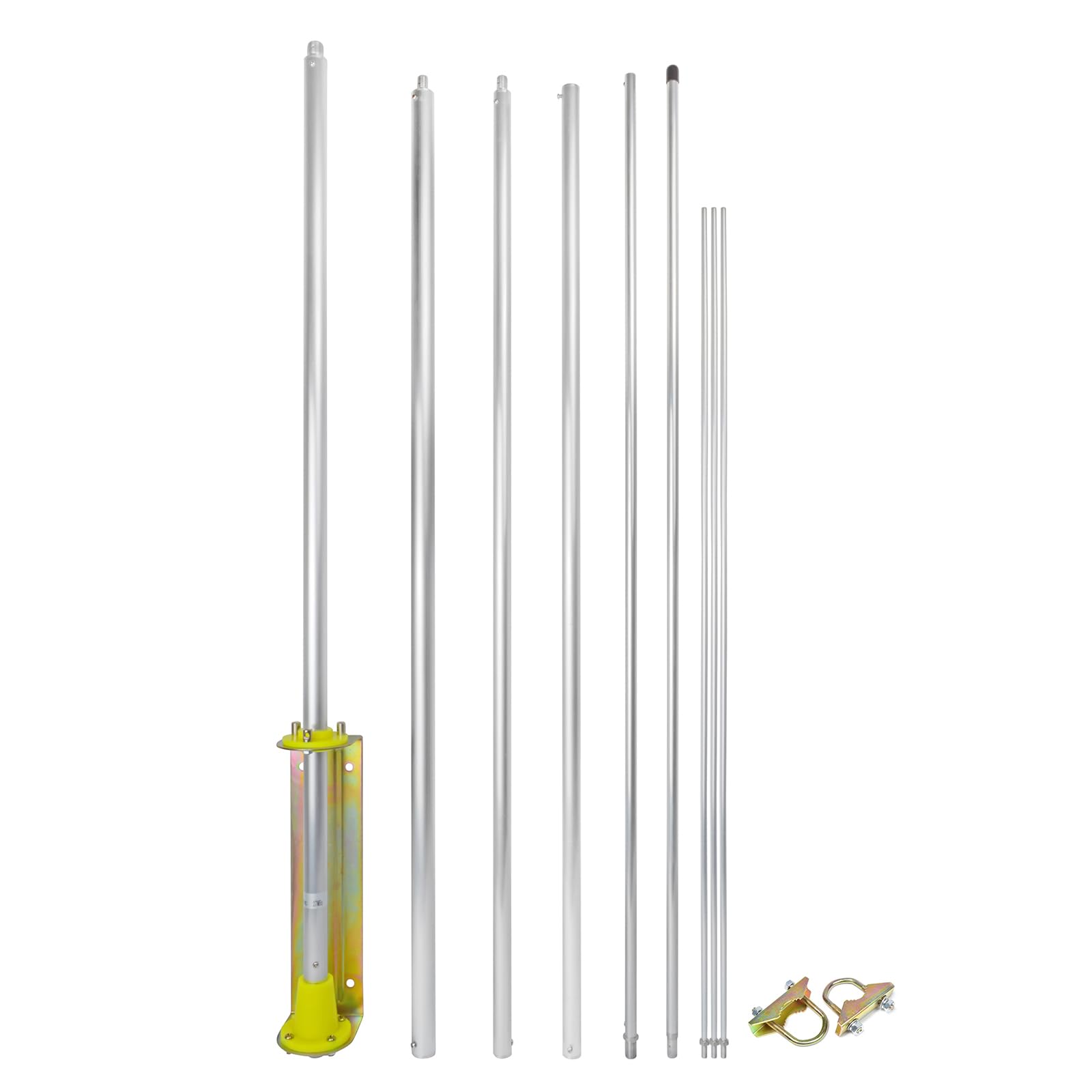 Hyshikra 26 28Mhz Base Antenna, Cb 6.2Meter (20.3Ft) Outdoor Antenna With Uhf Female Connector For Midland Cobra Yaesu Mobile Ba