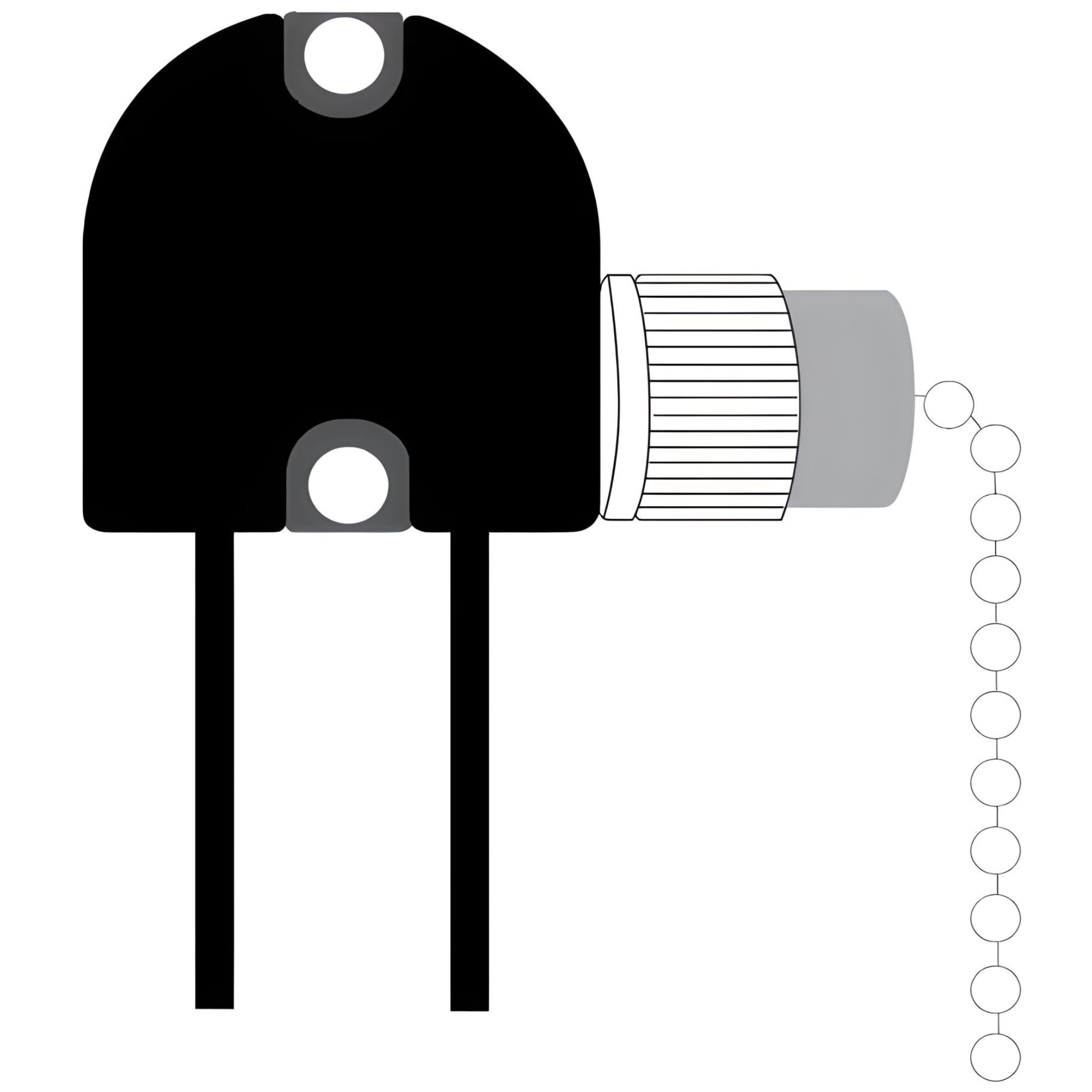 Ceilingfanswitch Zing Ear Ze 109 Ceiling Fan Light Lamp Canopy Replacement Pull Chain Switch   Nickel Finish