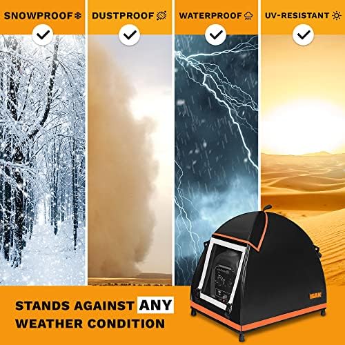 Igan Small Inverter Generator Tent Cover While Running, Compatible For Honda And Most 1000~2300 Watts Generators, Portable Outdo