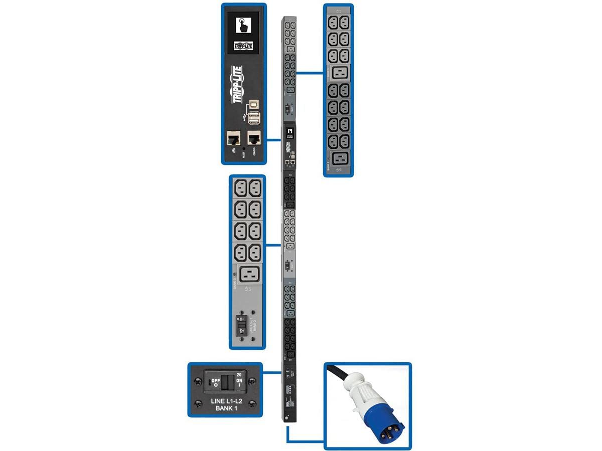 Tripp Lite 3Phmonitoredpdu Lxinterface Fd