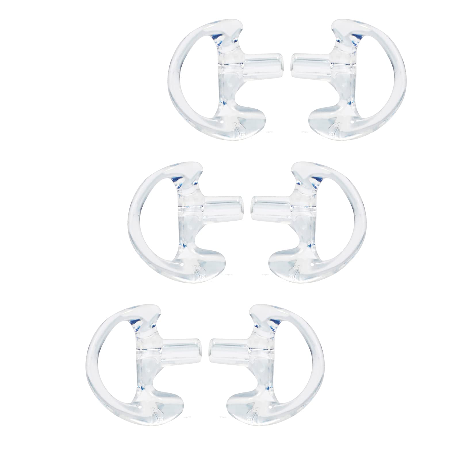 Twayrdio Medium Size Earbud Ear Mold Earmold Replacement For Walkie Talkie Earpiece Surveillance Headset Acoustic Coil Tube Audi