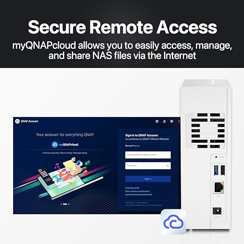Qnap 1 Bay Home Nas With 4Tb Storage Capacity, Preconfigured Seagate Ironwolf Drive Bundle, With 1Gbe Ports (Ts 133 14St Us)