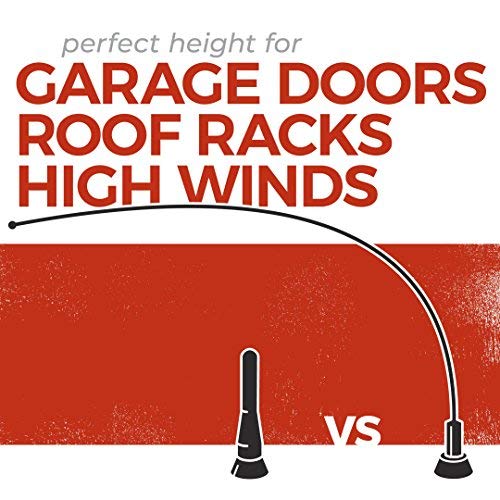 Cravenspeed Stubby Jr Antenna Compatible With Nissan Frontier 1998 2018 | 2 Inches | Short Antenna Replacement | Made In The Usa