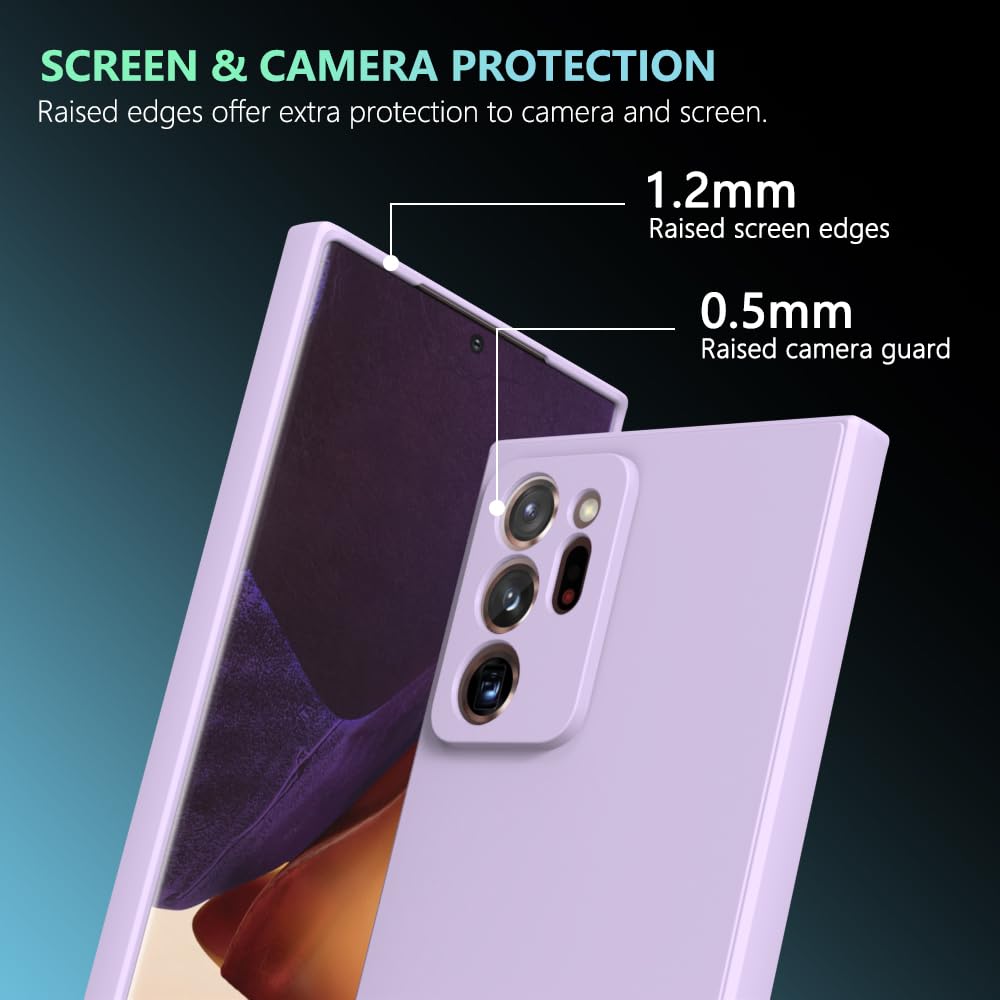 Wogroo For Samsung Galaxy Note 20 Ultra Case Purple, Scratch Resistant With Soft Touch, Slim Thin Phone Cover For Samsung Galaxy
