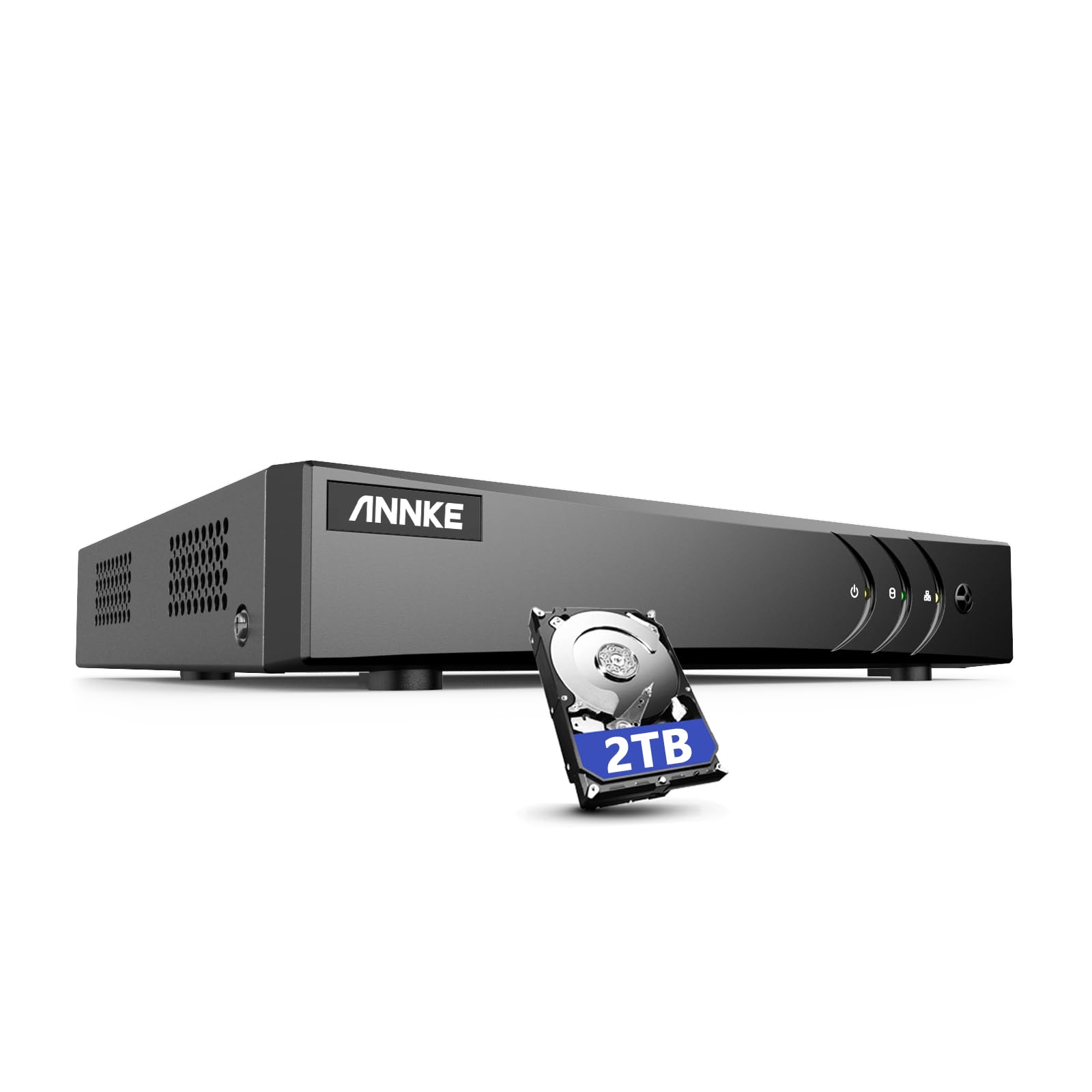 Annke 3K Lite 8Ch Digital Video Recorder, H.265+ Hybrid 5 In 1 Dvr With Ai Human/Vehicle Detection, Remote Access For Surveillance Camera Home Business, 2Tb Hard Drive Included
