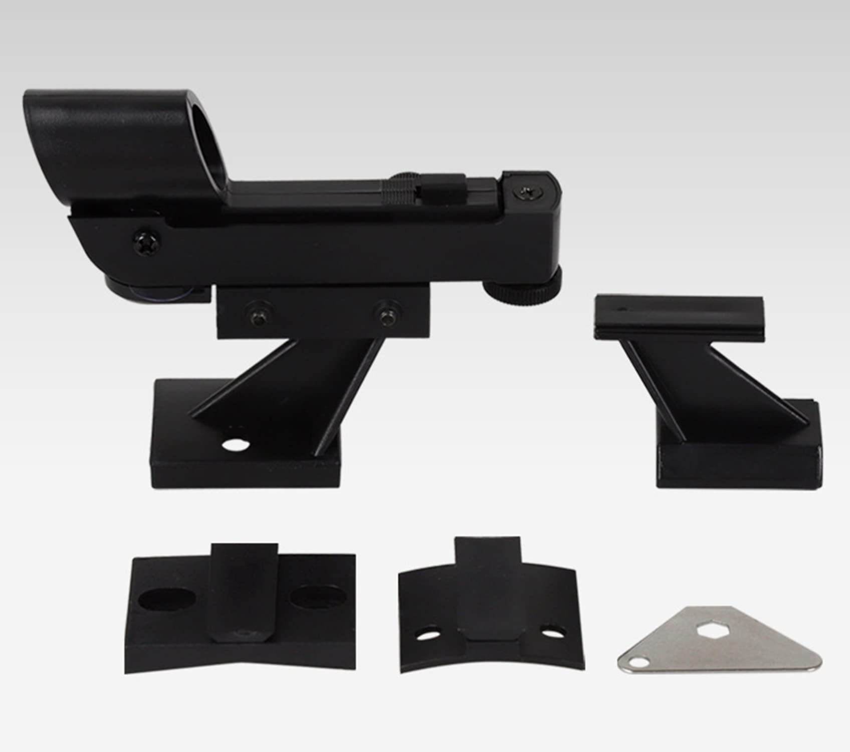 Red Dot Finderscope,Astronomical Telescope Star Pointer Viewfinder Star Finder Scope With 4 Pcs Slide In Bracket,Compatible With