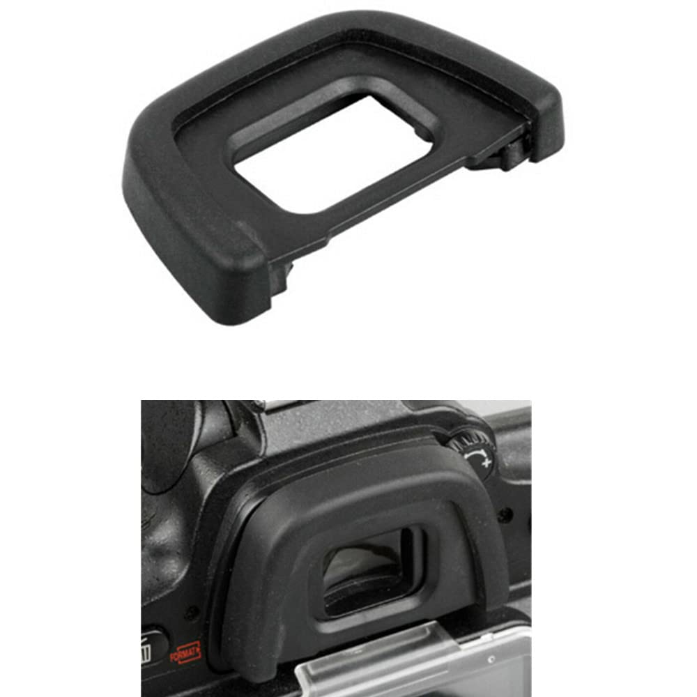 Dromirow (2Pcs) Dk 23 Rubber Eyecup Eyepiece Viewfinder Eye Cup Replacement For Nikon D7100 D7200 D300 D300S Dslr Camera