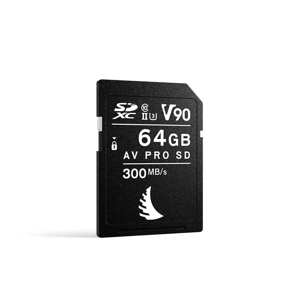 Angelbird   Av Pro Sd Mk2 V90 64 Gb   Sdxc Uhs Ii Memory Card   Widely Compatible   Up To 6K Raw   For Burst Photography And High Bitrate Video Production   High Speed Performance