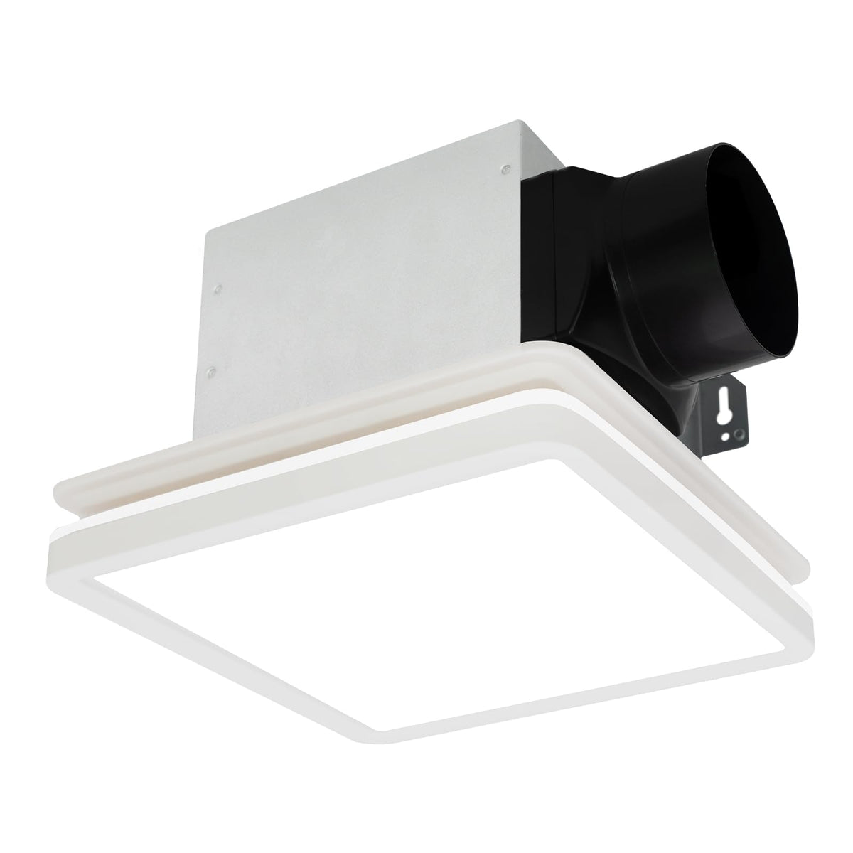Akicon Bathroom Exhaust Fan With Light, 80Cfm 2.0 Sones Exhaust Fan For Bathroom Ceiling, 15W Dimmable 3Cct Led Lights & 3.5W Ni