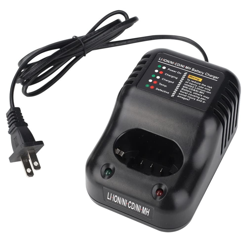 WaxPar 900476 902667 900200 Battery Charger Compatible with Paslode 7.2V Li-ion and 6V Ni-CD/Ni-MH Battery, Dual Chemistry Tool