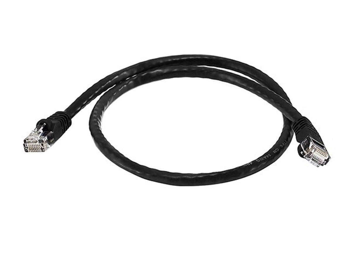 Monoprice 103419 Cat6 Ethernet Patch Cable   Network Internet Cord   Rj45, Stranded, 550Mhz, Utp, Pure Bare Copper Wire, 24Awg,