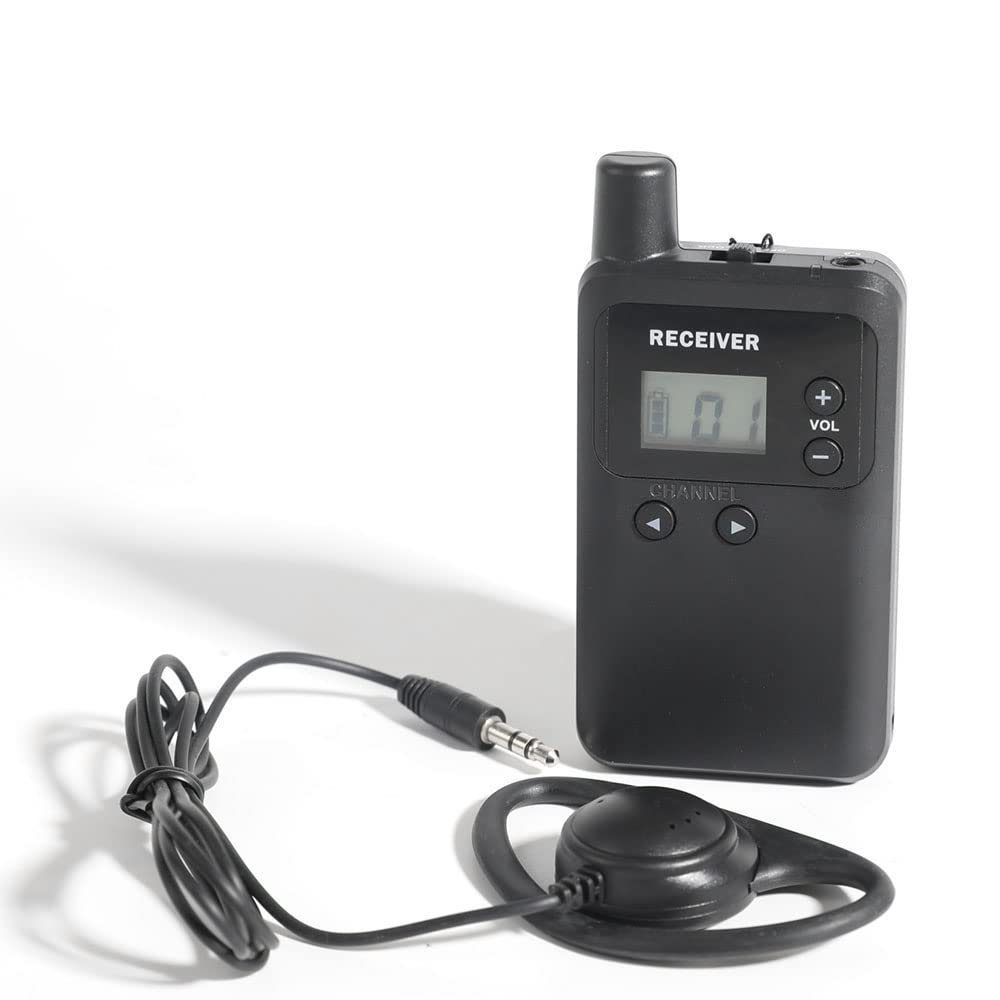 Agj Wireless Tour Guide System Rechargeable 1 Transmitter 15 Receivers 1 Charger Simultaneous Interpretation System Court Church