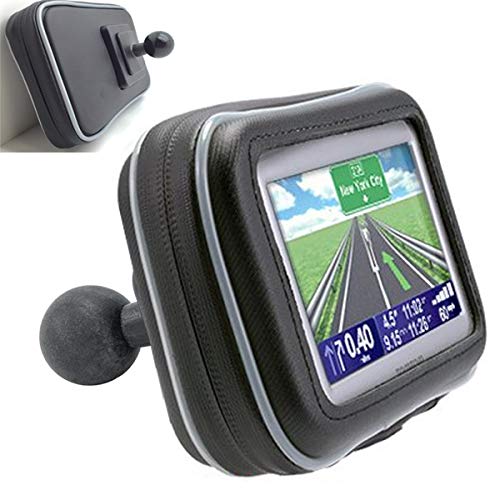 ChargerCity XXL Water Resistant 6' & 5' GPS Case for Garmin Drive DriveSmart 6 60 61 62 63 64 65 66 67 610 670 51 52 54 55 56 57 58 TomTomt GPS w/ 1' Male Ball Connection