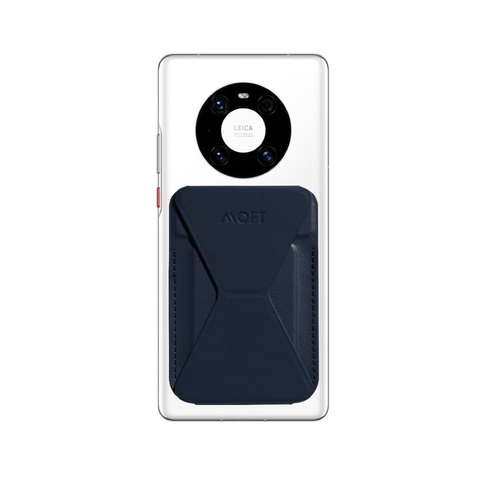 Moft Reusable Adhesive 4 In 1 Cell Phone Grip, Phone Stand, Card Holder, Adjustable Viewing Angles, Thin Design With Grip To Be