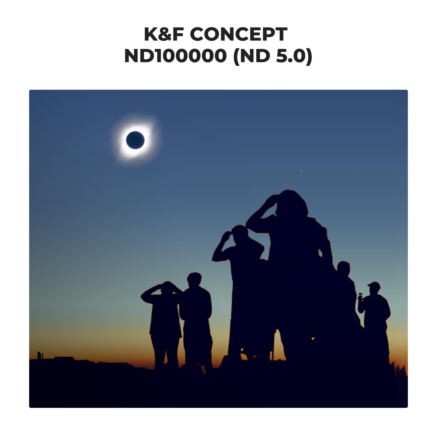 K&F Concept 72Mm Nd100000 Nd Camera Lens Filter,16.6 Stops Fixed Neutral Density Filter With 18 Multi Layer Coatings (K Series)