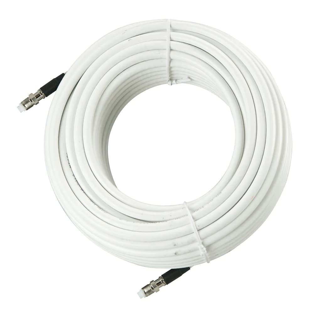 Glomex 6M   20 Rb 8X Coax F/Glomeasy Vhf Antennas   White [Ra350/6Fme]