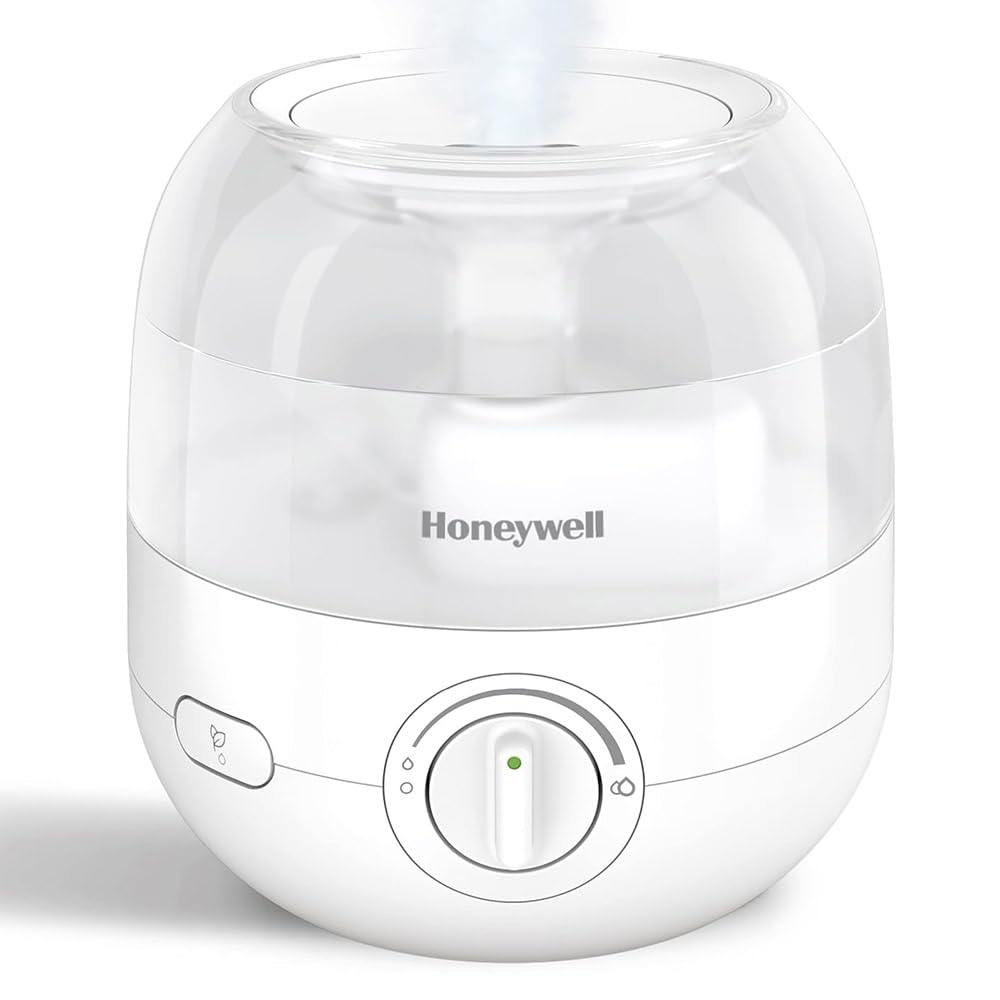 Honeywell Mini Cool Mist Humidifier, Easy To Fill And Clean, Humidifier For Small Bedroom, Kids Rooms, Or Office. Ultra Quiet Op