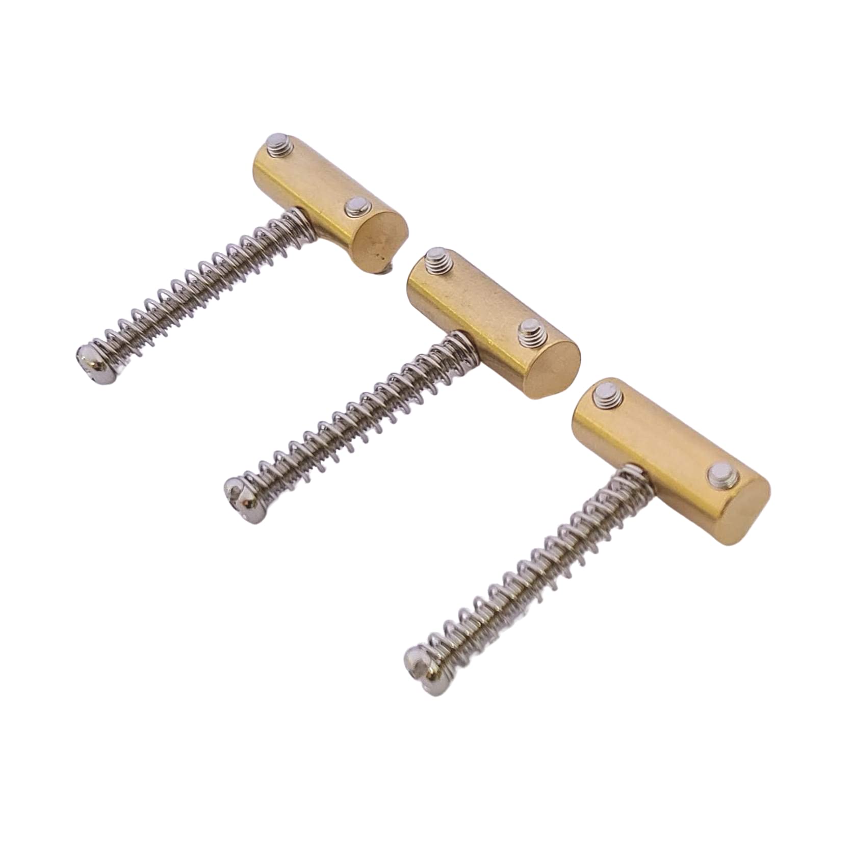 Wilkinson Compensated Brass Saddles Set Of 3 For Telecaster Tele Guitar